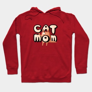 Red Cat Mom Hoodie